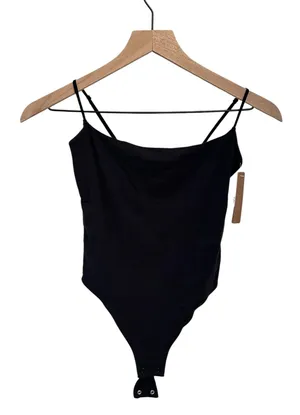 SKIMS Fits Everybody Cami Bodysuit Black NWT small thumbnail 2