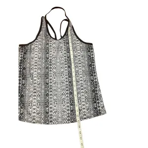 Athleta halter razor back‎ snakeskin print athletic tank size small thumbnail 2