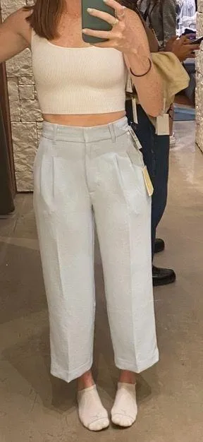 Wilfred Aritzia Effortless Trousers Cropped  thumbnail 1