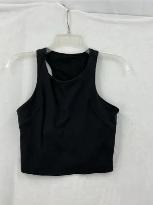 lululemon athletica Black Racerback Crop Top 1062 thumbnail 2