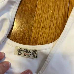 White V-Neck Bodysuit thumbnail 3