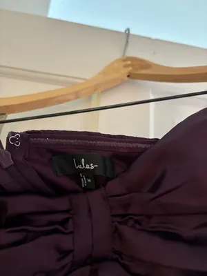 Purple Strapless Lulus Maxi Dress  thumbnail 4