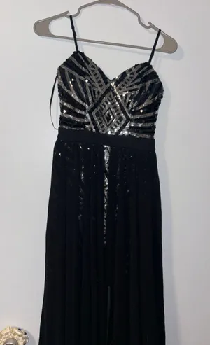 Party Cocktail Dress Silver Size 0 thumbnail 1