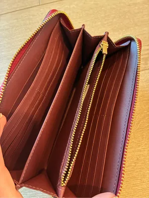 NEW Coach Katy Satchel Signature Canvas Brown Red with Wallet 2558 thumbnail 10