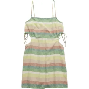 aerie Linen Blend Striped Multi Color Women’s Dress Size XL NWT thumbnail 5