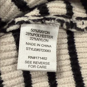 Sincerely Jules Striped V-Neck Sweater Vest thumbnail 5