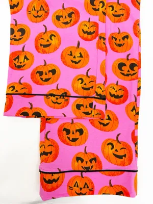 BedHead PJs Jolly Jack-O-Lantern Long Sleeve Classic Stretch Jersey Pajama Set thumbnail 14