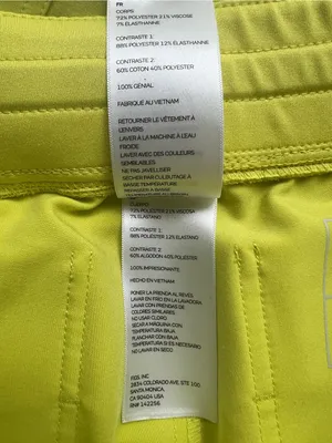 FIGS Technical Collection Zamora Jogger Scrub Pants Chartreuse Lime Green XS thumbnail 6