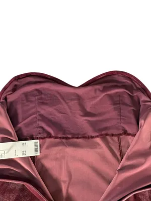 Light Before Dark Velvet Mini Dress L Strapless Sweetheart Y2K Burgundy NWT thumbnail 9