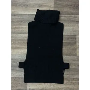 Anthropologie Black Open Side Sweater Vest Women’s One Size thumbnail 4