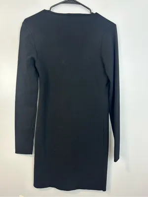 Endless Rose Asymetrical Neckline Long Sleeve Ponte Mini Dress Size Medium thumbnail 6