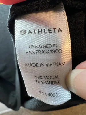 Athleta Santorini High Neck Dress Black Modal UPF 50 Stretch Travel Minimalist M thumbnail 13