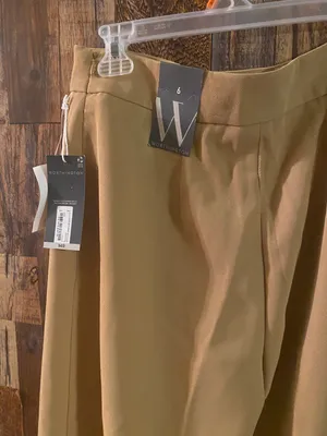 INWT women's trousers beige size 6 nseam 24 rise 10 1/2 length 38 thumbnail 3