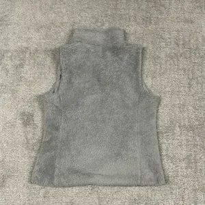 Patagonia Los Gatos Fleece Vest Womens Large Sherpa Gray Full Zip Pockets 25216 thumbnail 6