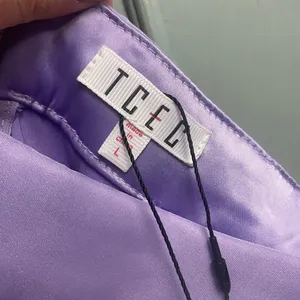 TCEC New Purple Lavender Spring Shorts Size Large Chiffon Overlay thumbnail 4