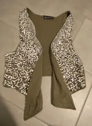 sparkle vest Green Size M thumbnail 1