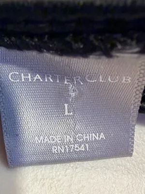 Charter Club | ladies black leather gloves. Size: L thumbnail 7