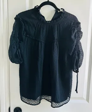 Loft Black Women's Blouse thumbnail 1