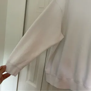 Nike Sportswear Oversized Fleece Hoodie Center Swoosh White Sz XXL thumbnail 6