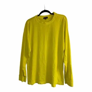 ✨Richer Poorer Long Sleeve Neon Yellow Sz Large Tee✨ thumbnail 2