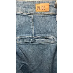 PAIGE Nellie High Rise Culotte Jeans‎ 25 Hayden Blue Patch Pocket Wide Leg thumbnail 4