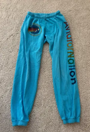 Blue Aviator Nation Sweatpants thumbnail 1