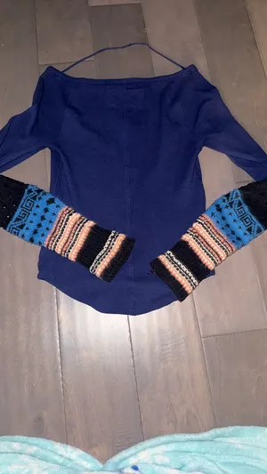 Free People Long Sleeve Knit Sleeves thumbnail 3