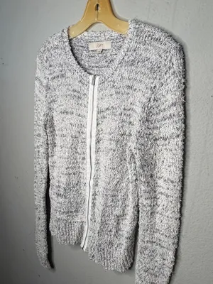Loft Zip Cardigan Sweater thumbnail 4