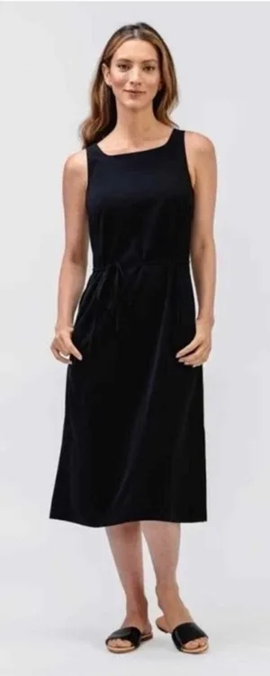 Ministry Of Supply Swift Sheath‎ Dress Midi Black Pockets Office Size XS NEW thumbnail 1