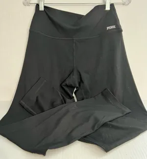 PINK - Victoria's Secret Ladies Black Leggings thumbnail 1