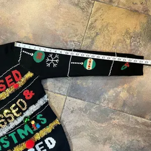 NO BO No Boundaries Christmas Sweater XL 15-17 thumbnail 3