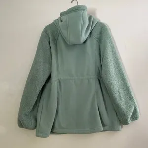 Koolaburra by UGG Sherpa Fleece Zip Hoodie Jacket Large Mint Green thumbnail 3