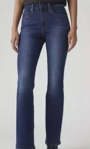 Levi's Dark Indigo Straight Leg Jeans - Women's thumbnail 1