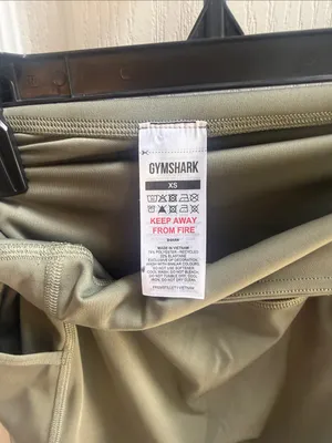 Gymshark Olive Green High-Rise Pocket Bike Shorts thumbnail 3