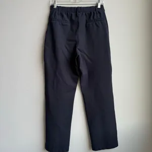 Quince Navy Blue Ponte Pants Straight Leg Size Medium 27" Inseam Office Career thumbnail 4