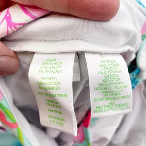 Lilly Pulitzer Colette Knit Skort Scallop Hem Size 0 Surf Blue Luscious Lions thumbnail 8