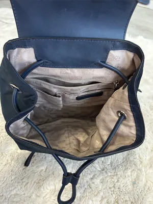 Michael Kors Abby Backpack Navy Nylon thumbnail 5