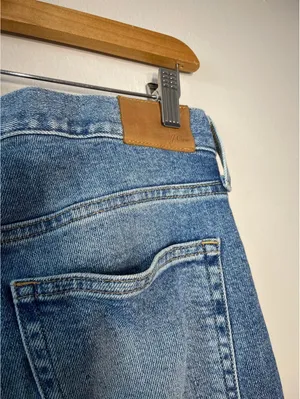 J Crew Demi Boot Crop Jeans Raw Hem Y2K Boho Western 27 T thumbnail 6