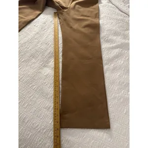 Quince Ultra-Stretch Ponte Straight Leg Pants Roasted Pecan Size Medium thumbnail 10