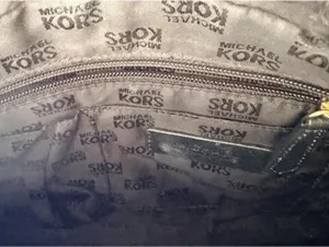 Michael Kors Black Pebbled Leather Crossbody Bag Shoulder Chain Purse Medium MK thumbnail 7