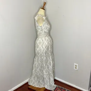NWT‎ Intermix Orien Silk-Blend Tiered Maxi Dress thumbnail 7