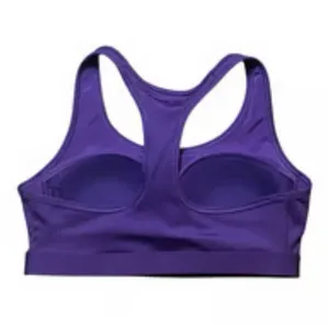 Nike Dri Fit Sports Bra Purple‎ Racerback Athletic Workout Gym Medium Support S thumbnail 3