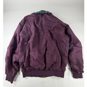Vintage Columbia Sportswear Purple Fleece Lined Bomber Jacket Womens XL thumbnail 2