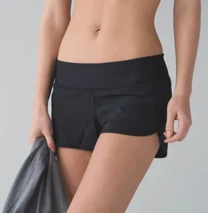 Lululemon Speed Shorts 6 Small black thumbnail 1