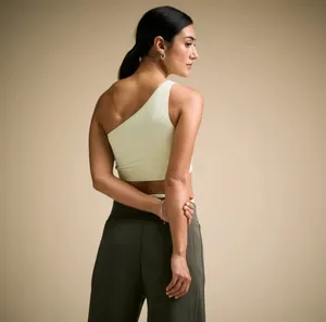 Calia by Carrie Women's Seamless One Shoulder Sports Bra in Matcha Frost size M NWT $38 thumbnail 2