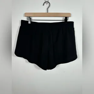 Altar’d State Revival‎ Athletic Shorts Womens Large Black Running Workout thumbnail 3