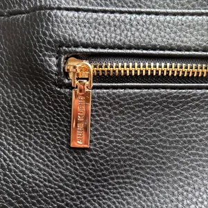 Anne Klein Purse Black Faux Leather thumbnail 3