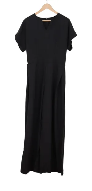 X&Z Jumpsuit Womens XXL V-Neck Wide Leg Black Short Sleeve Excellent thumbnail 1