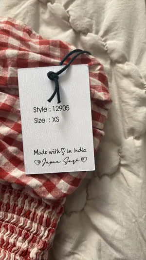 strapless top marshall’s Red Size XS thumbnail 3