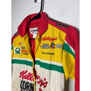 Vintage Womens Kelloggs Corn Flakes Chase Nascar Jacket Size Small thumbnail 4